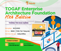 Xây dựng chiến lược và kiến trúc hệ thống CNTT cho doanh nghiệp theo TOGAF 10

 