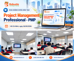 Robusta khai giảng khóa học “Project Management Professional – PMP” sáng 26/09/2026