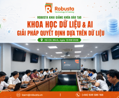 Robusta khai giảng khóa học “Khoa học dữ liệu & AI – Giải pháp quyết định dựa trên dữ liệu” cho đơn vị lớn trong lĩnh vực điện lực

