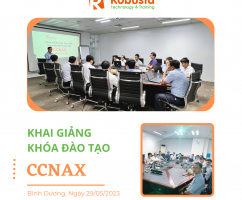 Robusta khai giảng khóa đào tạo "CCNAX" cho doanh nghiệp tại Bình Dương