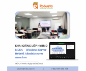 Robusta khai giảng khóa đào tạo "MCSA – Windows Server Hybrid Administrator Associate"