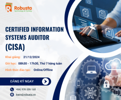 Certified Information Systems Auditor (CISA) – Tiêu chuẩn quan trọng trong lĩnh vực kiển toán và Quản lý hệ thống thông tin