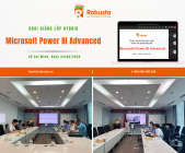 Robusta phối hợp với Doanh nghiệp tại Hà Nội tổ chức khóa học "Microsoft Power BI Advanced" 