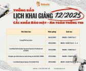THÁNG 12/2025 – ROBUSTA KHAI GIẢNG LOẠT KHÓA HỌC AN TOÀN THÔNG TIN CHUẨN QUỐC TẾ

