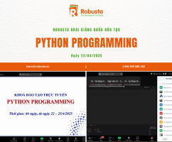  Robusta khai giảng khóa học "Lập trình Python cho DevOps" sáng 22/04/2025