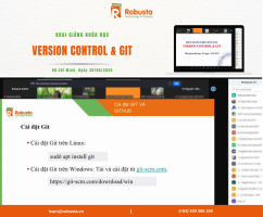 Khai giảng khóa học “Version Control & Git” tại Robusta – Trang bị kỹ năng quản lý mã nguồn hiệu quả cho đội ngũ IT doanh nghiệp