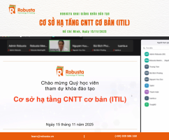 Robusta tổ chức khóa đào ITIL 4 Foundation: nâng tầm quản lý dịch vụ CNTT
