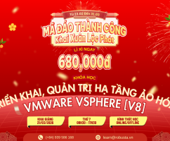 Làm Chủ Hạ Tầng Ảo Hóa VMWARE VSPHERE [V8]  – Bứt Phá Sự Nghiệp Cùng Ưu Đãi Khai Xuân 2026