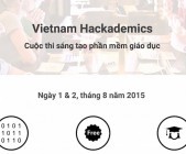 Robusta đồng hành cùng Vietnam Hackademics 2015 - "Cuộc thi sáng tạo phần mềm giáo dục"